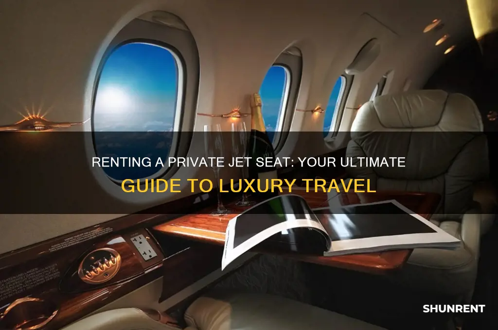 how to rent a seat on a private jet