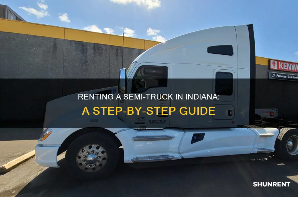 how to rent a semi in indiana