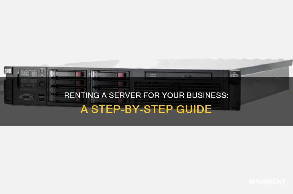 how to rent a server for my buisness