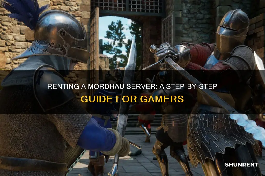how to rent a server in mordhau