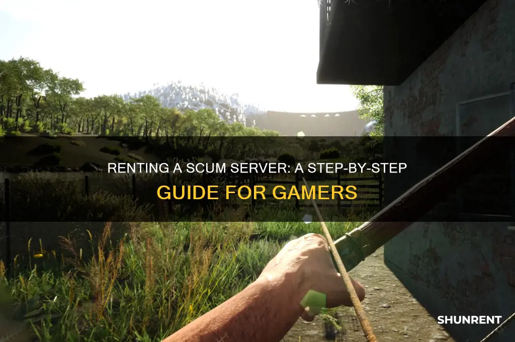 how to rent a server in scum