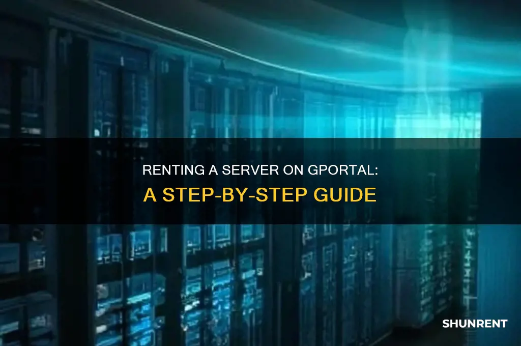 how to rent a server on gportal