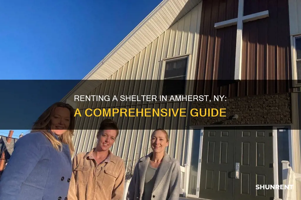 how to rent a shelter in amherst ny