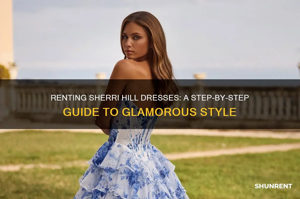 how to rent a sherri hill dress