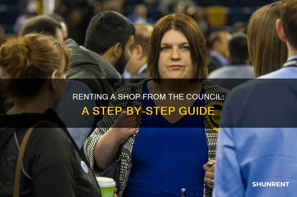 how to rent a shop from council