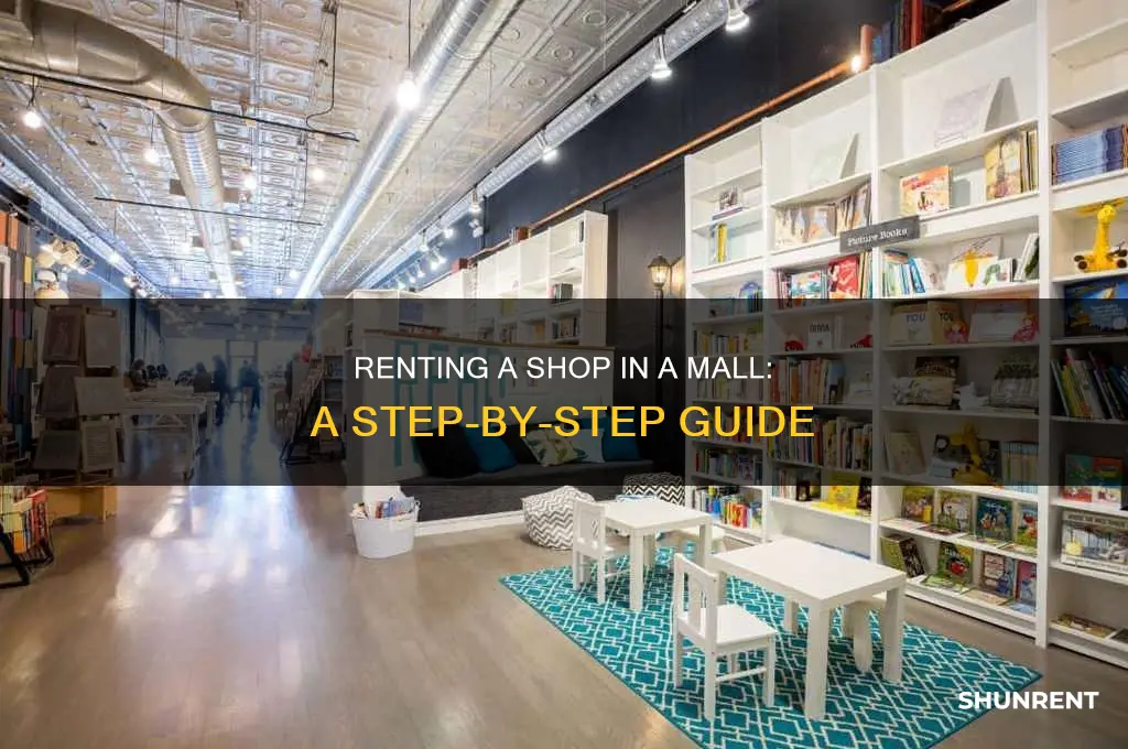 how to rent a shop in a mall