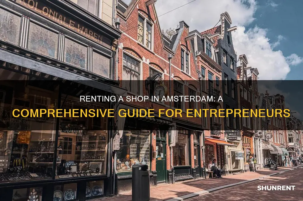 how to rent a shop in amsterdam