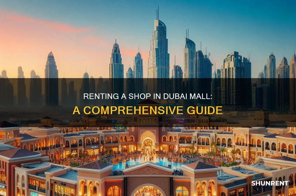 how to rent a shop in dubai mall