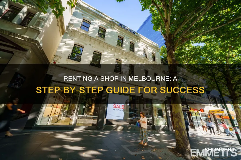 how to rent a shop in melbourne