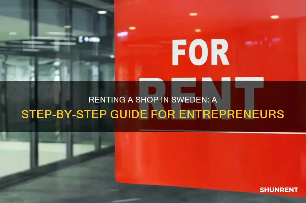 how to rent a shop in sweden