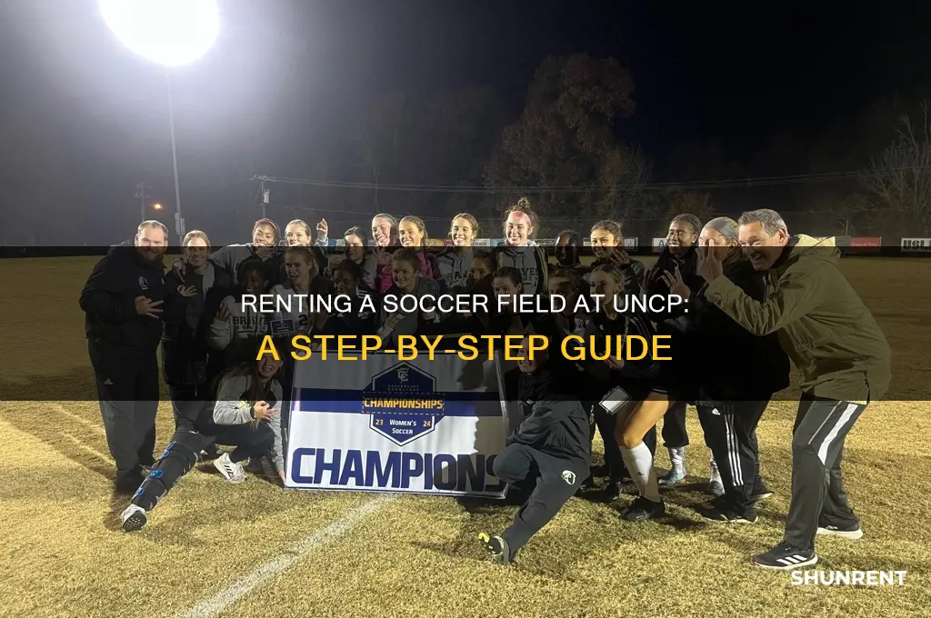how to rent a soccer field at uncp