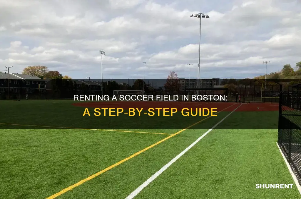 how to rent a soccer field in boston