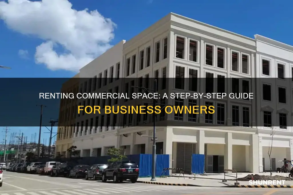 how to rent a space for a business