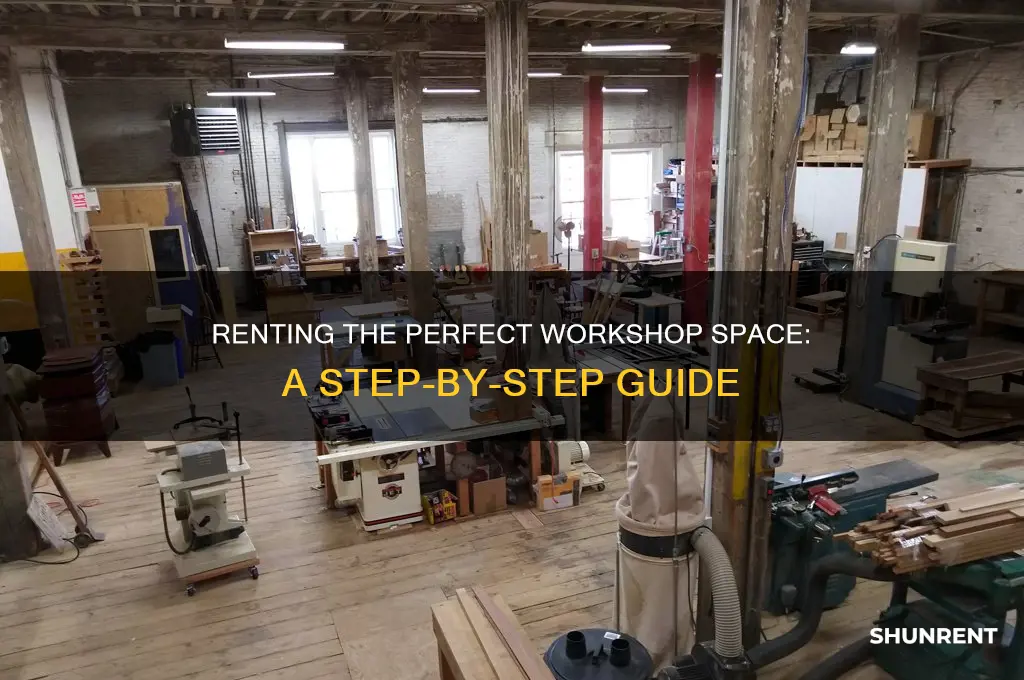 how to rent a space for a workshop