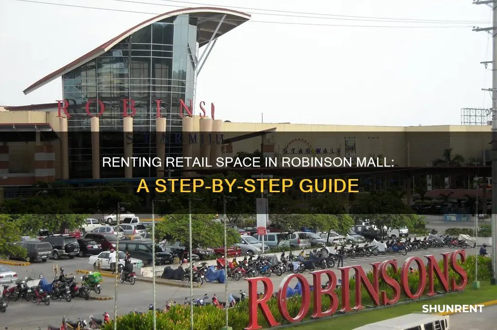 how to rent a space in robinson mall