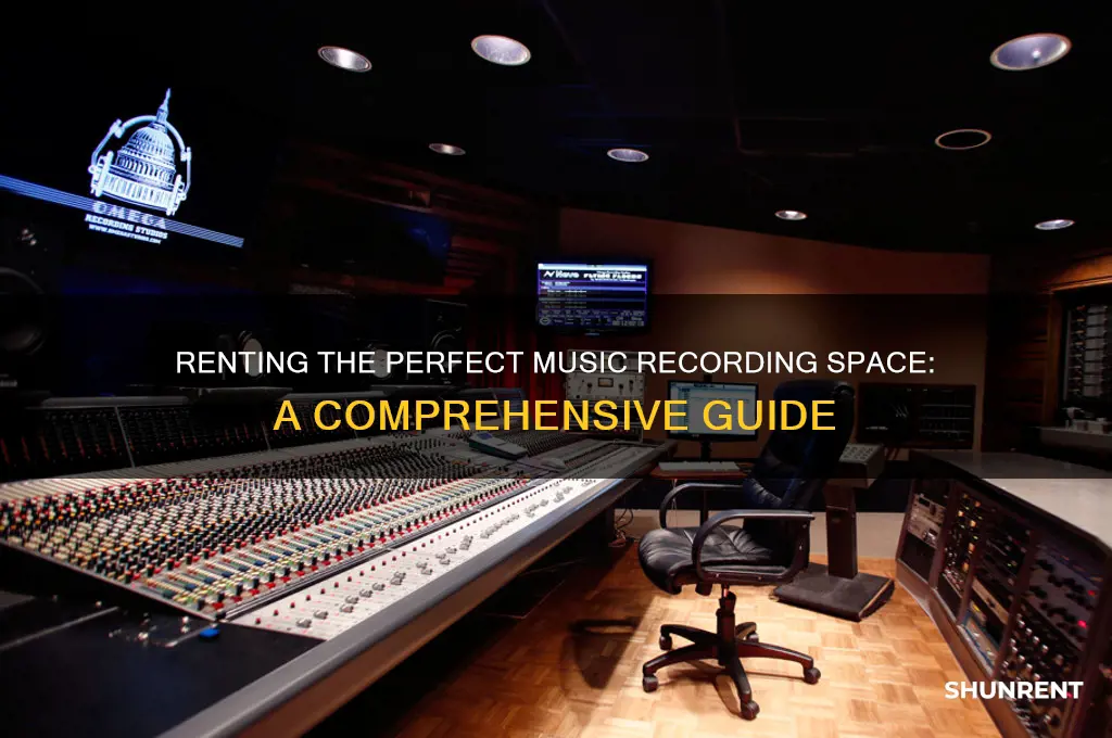 how to rent a space to record music