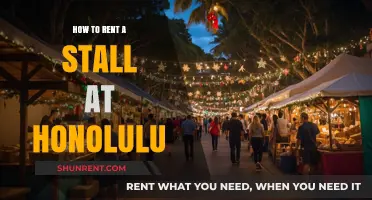 Renting a Stall in Honolulu: A Step-by-Step Guide