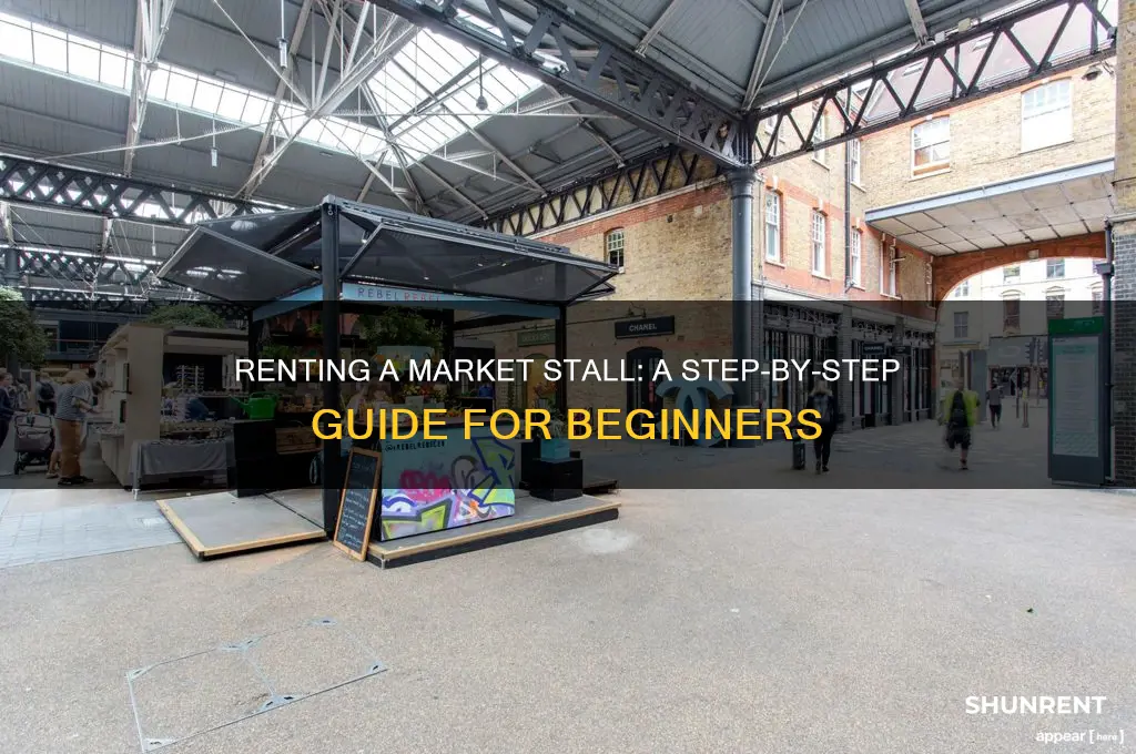 how to rent a stall in a market