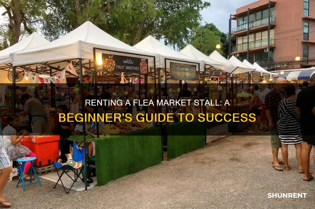how to rent a stall in flea market