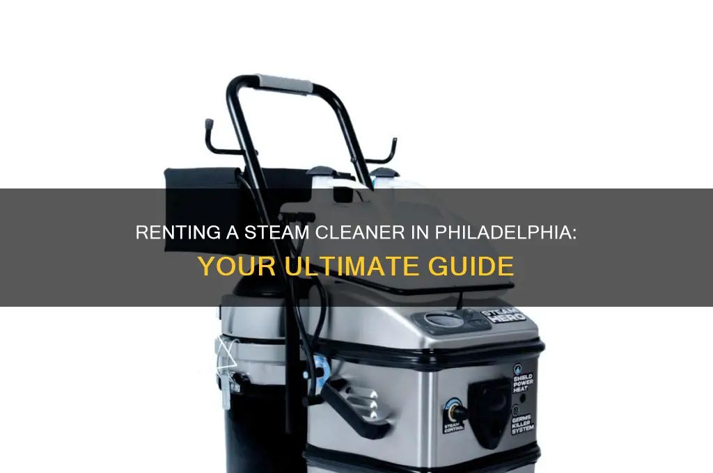 how to rent a steam cleaner philadelphia