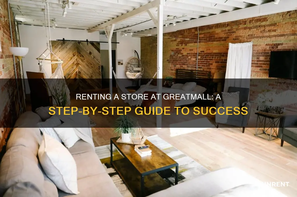 how to rent a store at greatmall