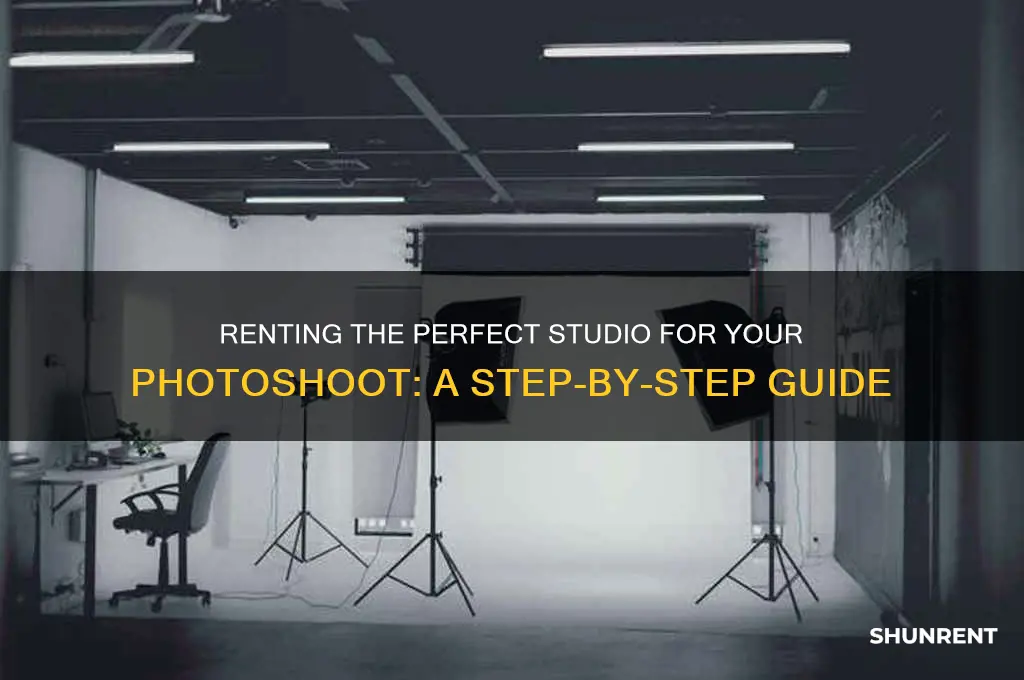 how to rent a studio for photoshoot