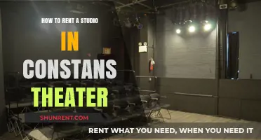 Renting a Studio in Constans Theater: A Step-by-Step Guide