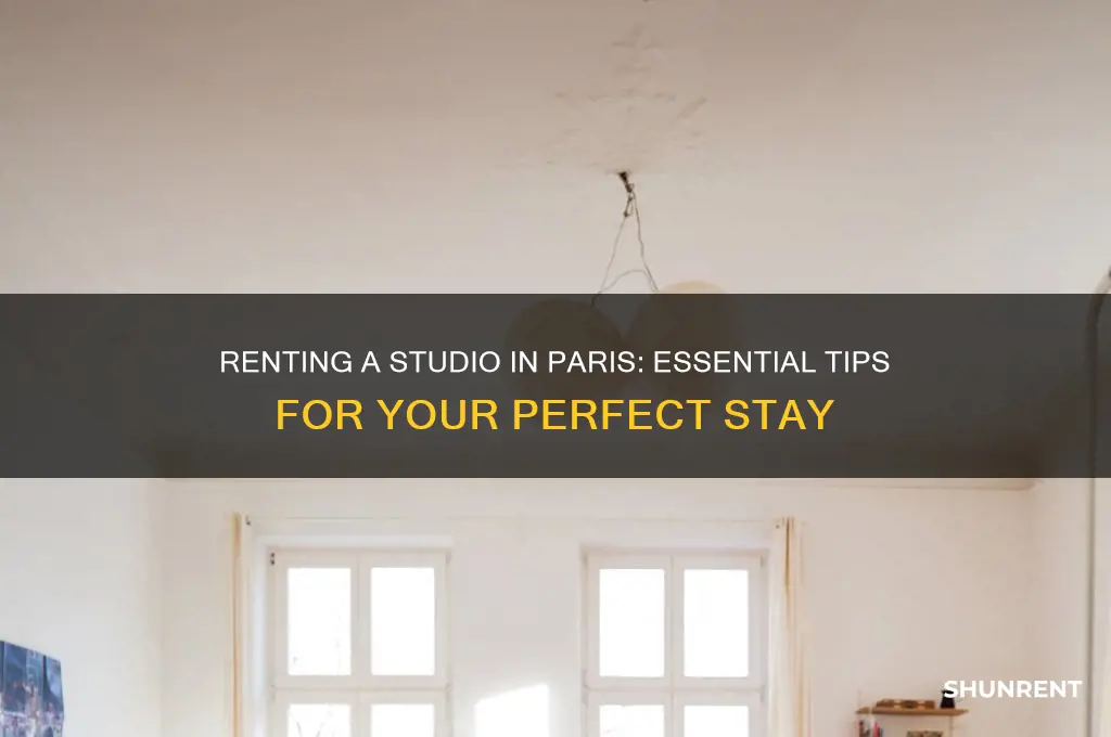 how to rent a studio in paris