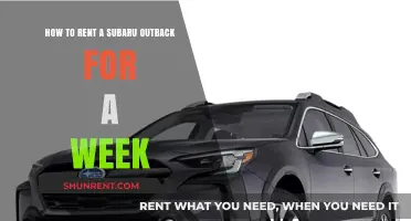 Renting a Subaru Outback: Your Ultimate Week-Long Adventure Guide