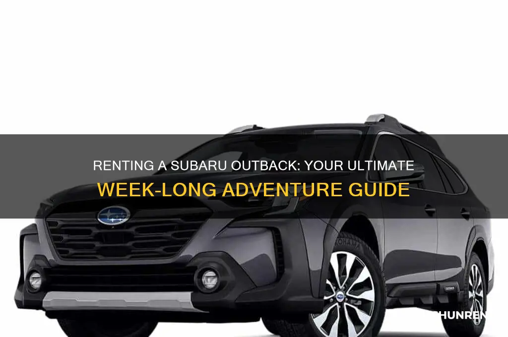 how to rent a subaru outback for a week