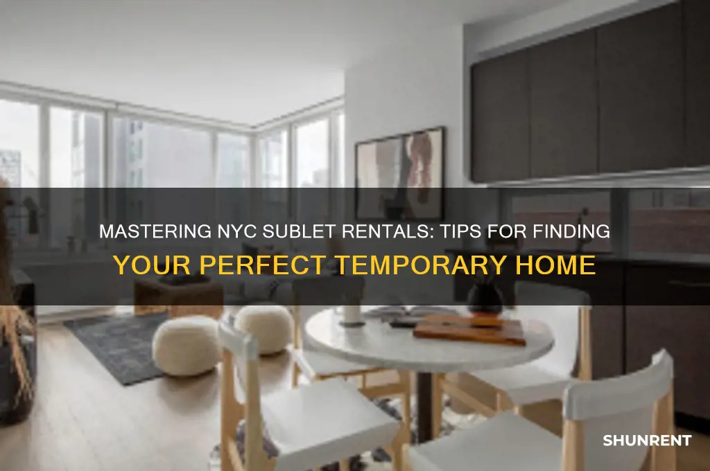 how to rent a sublet in nyc