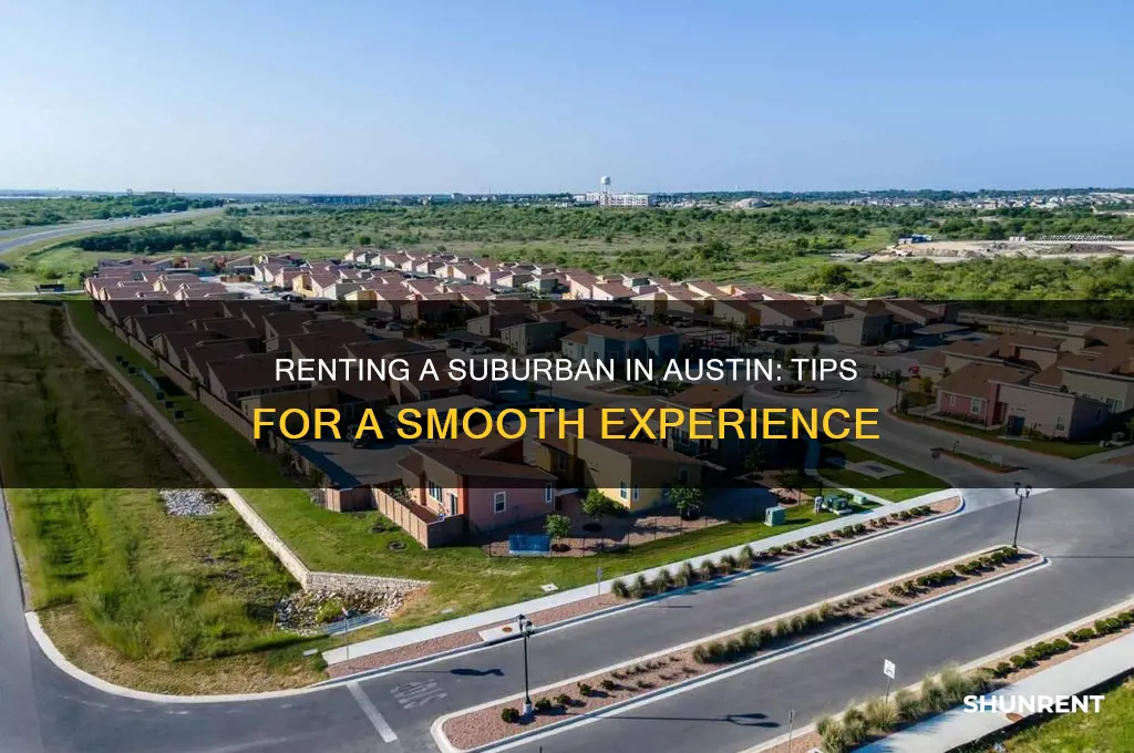 how to rent a suburban in austin