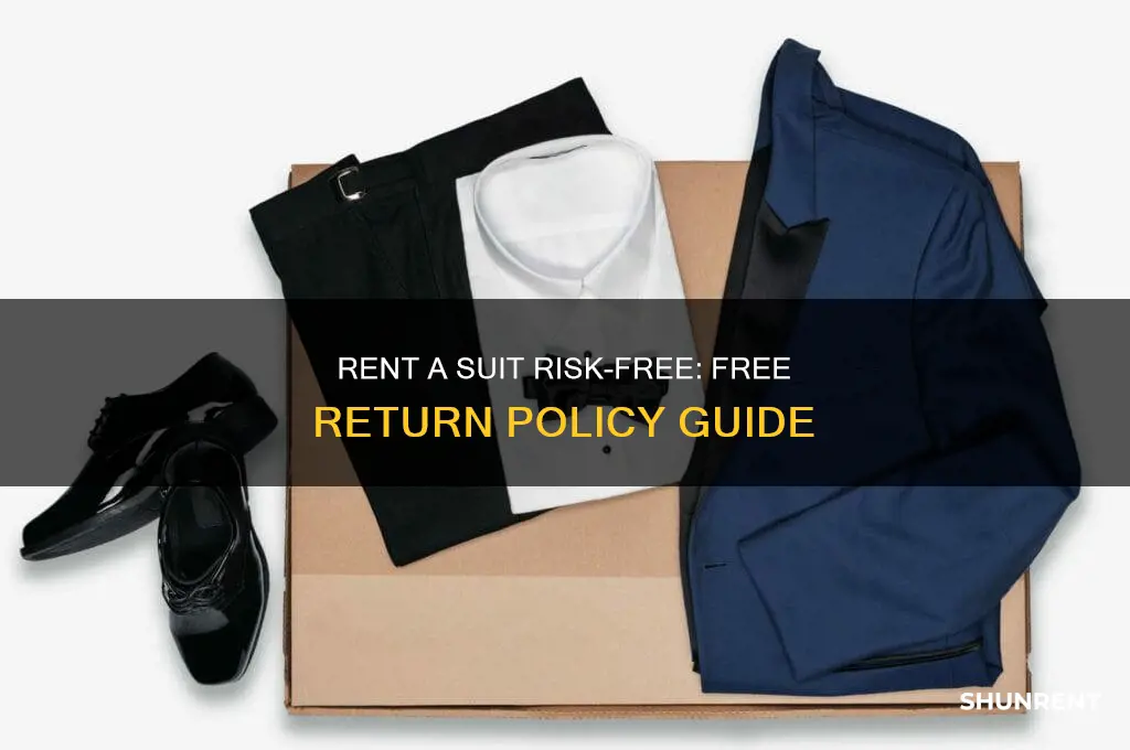 how to rent a suit for free return policy