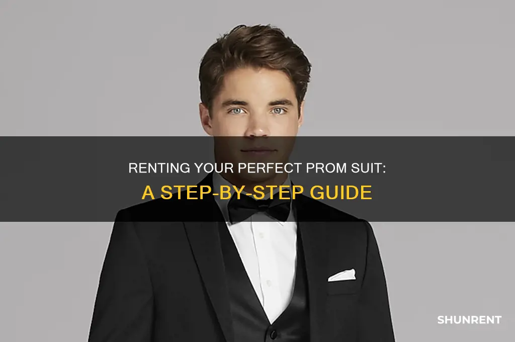 how to rent a suit for prom