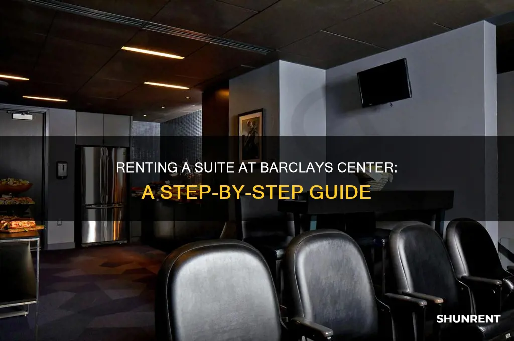 how to rent a suite at barclays center