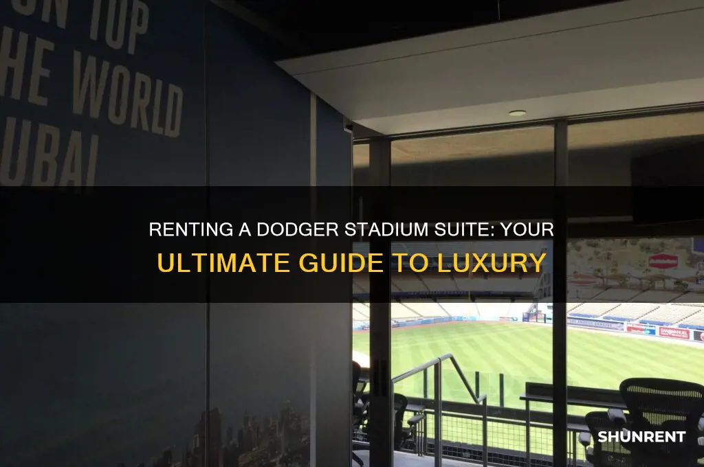 how to rent a suite at dodger stadium