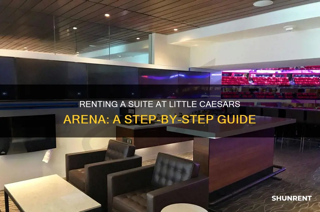 how to rent a suite at little caesars arena