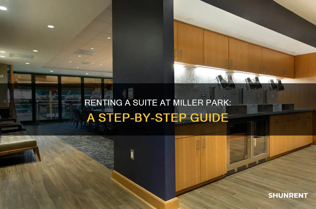how to rent a suite at miller park