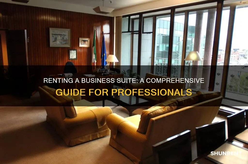 how to rent a suite for business