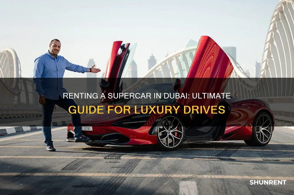 how to rent a supercar in dubai