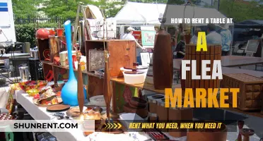 Renting a Flea Market Table: A Beginner's Guide to Success