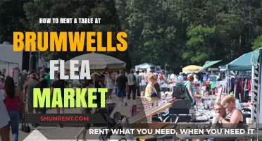 Renting a Table at Brumwells Flea Market: A Step-by-Step Guide