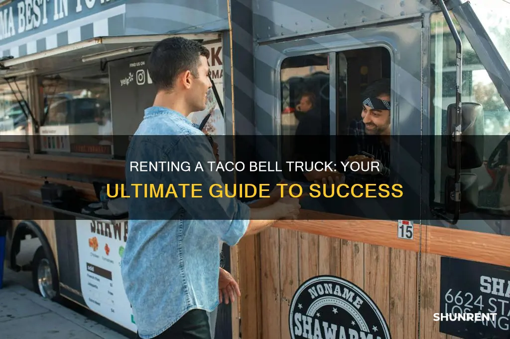 how to rent a taco bell truck