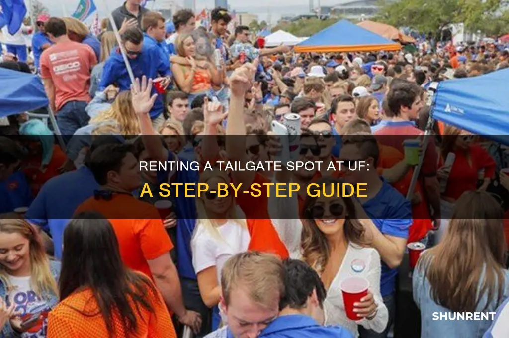 how to rent a tailgate spot uf