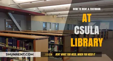 Renting Textbooks at CSULA Library: A Step-by-Step Guide