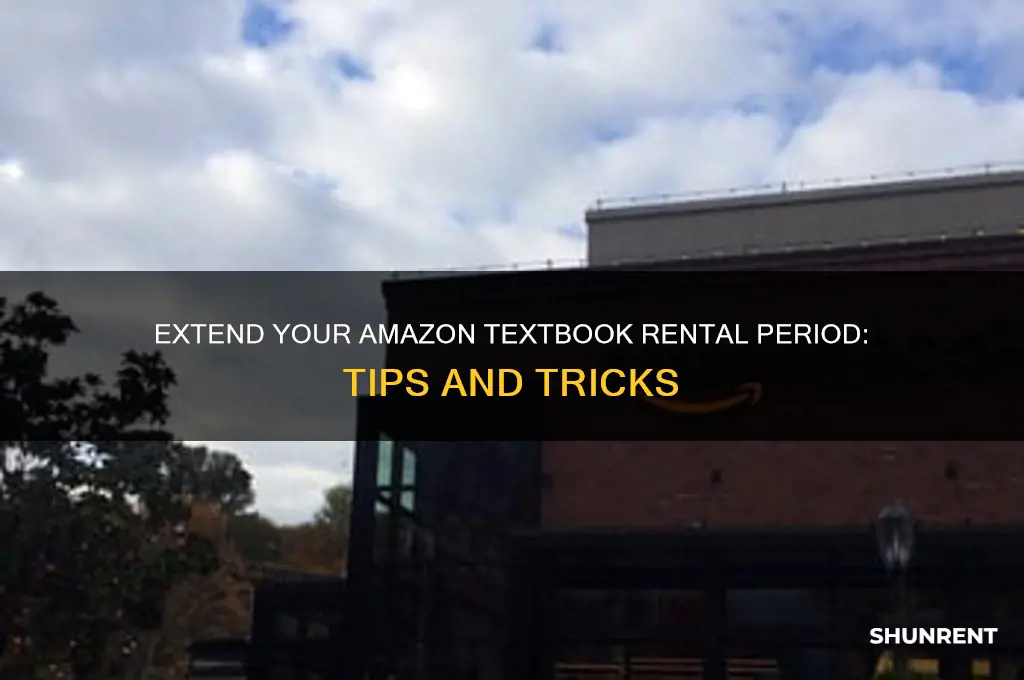 how to rent a textbook for longer on amazon