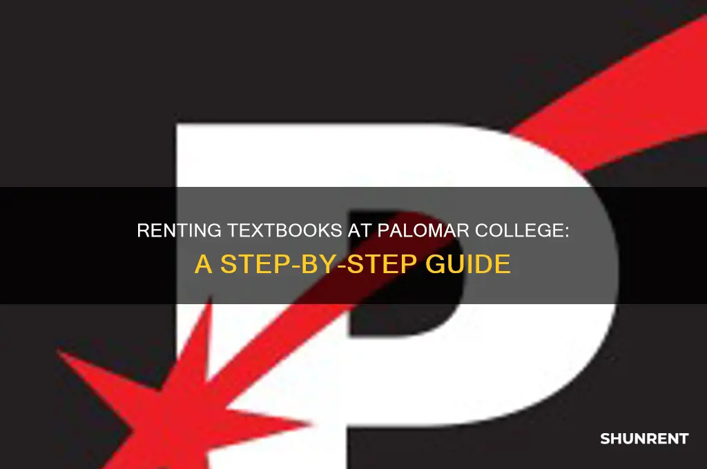 how to rent a textbook from palomar college