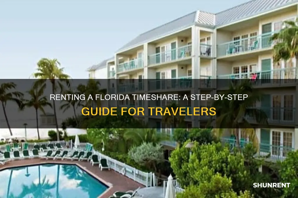 how to rent a timeshare in florida