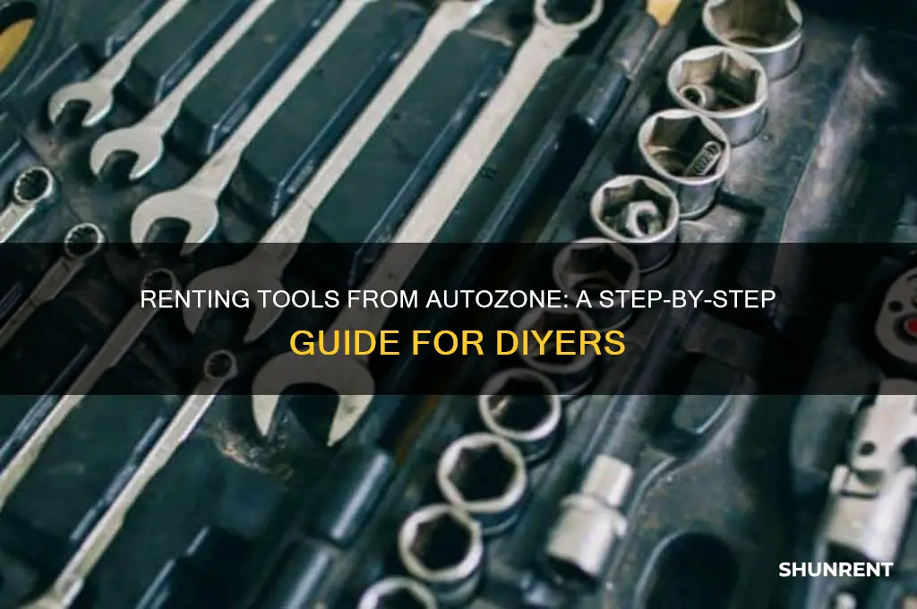 how to rent a tool from autozone