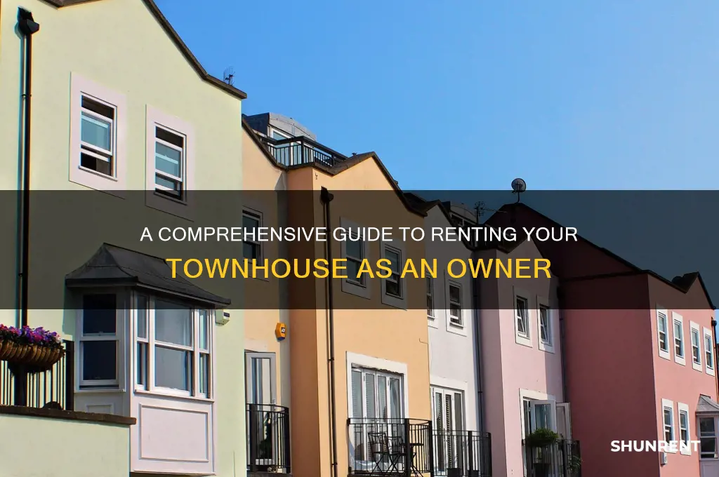 how to rent a townhouse as owner